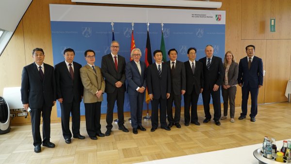 Besuch des Parteisekretärs der chinesischen Partnerprovinz Shanxi, Luo Huining