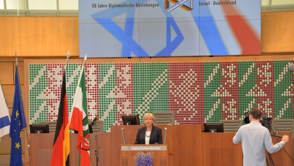 Ministerpräsidentin Hannelore Kraft bei ihrer Rede