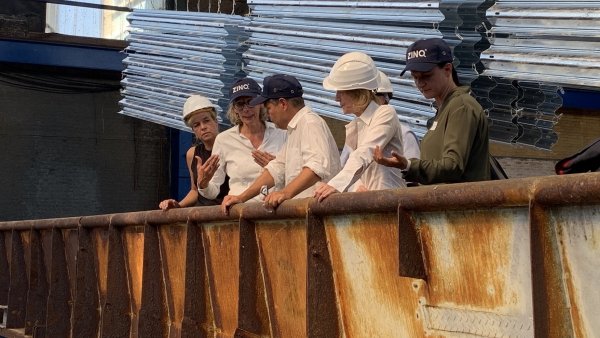 Bundeswirtschaftsminister Habeck und NRW-Wirtschafts- und Klimaschutzministerin Neubaur besuchen Klimahafen in Gelsenkirchen