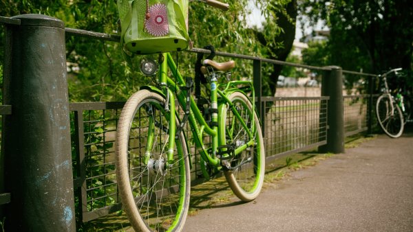 Fahrrad grün