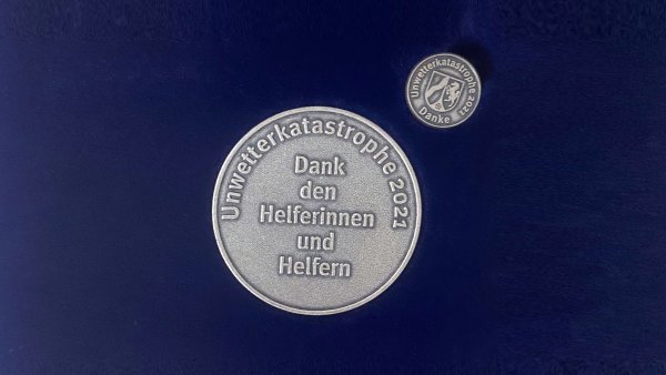 Medaille Unwetterkatastrophe 2021