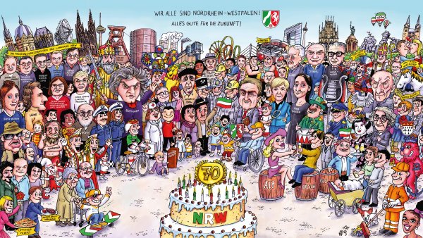 Titelseite des neuen NRW Kalenders 2016