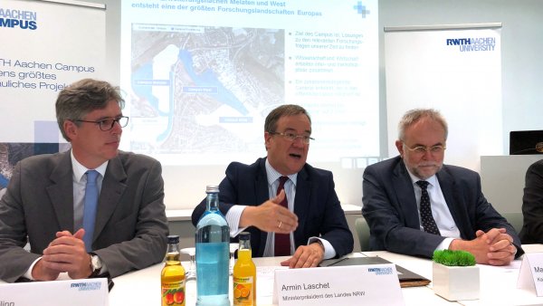 Land Nordrhein-Westfalen übergibt „Campus West“-Gelände an die RWTH Aachen 