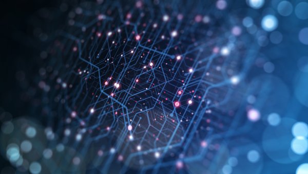 phb Künstliche Intelligenz, rosa Punkte, Verbindungen (2021)