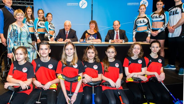 Unterzeichnung der Zielvereinbarung "Nr. 1: Sportland Nordrhein-Westfalen"