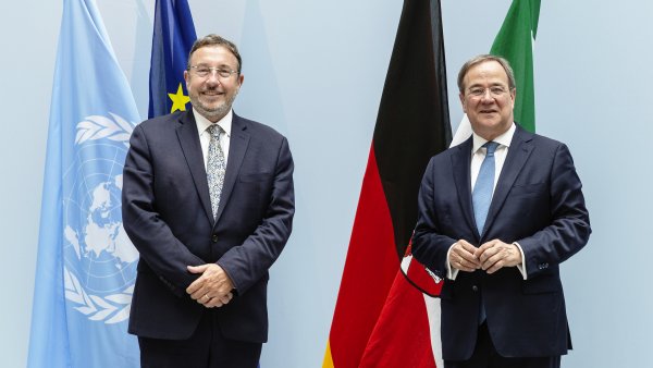 Ministerpräsident Armin Laschet trifft Achim Steiner zum Gespräch