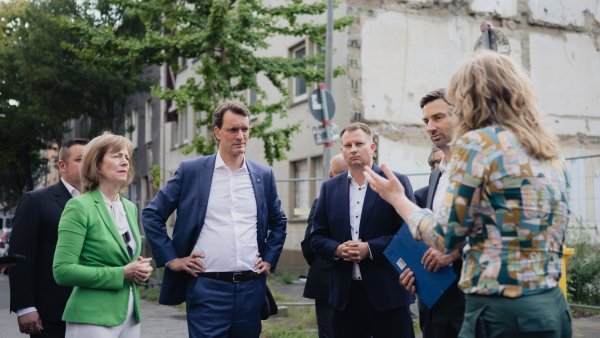 Besuch Stadtentwicklungsgebiet Schalke-Nord in Gelsenkirchen