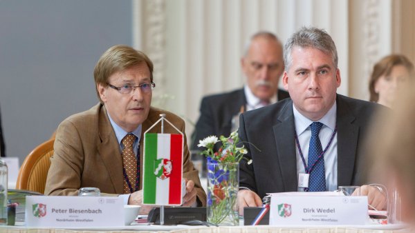 Minister Biesenbach und Staatssekretär Wedel