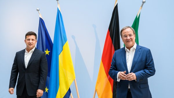 Ministerpräsident Laschet empfängt ukrainischen Präsidenten Selenskyj