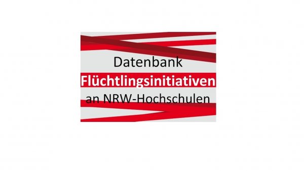 Logo Datenbank Flüchtlingsinitiativen an NRW-Hochschulen