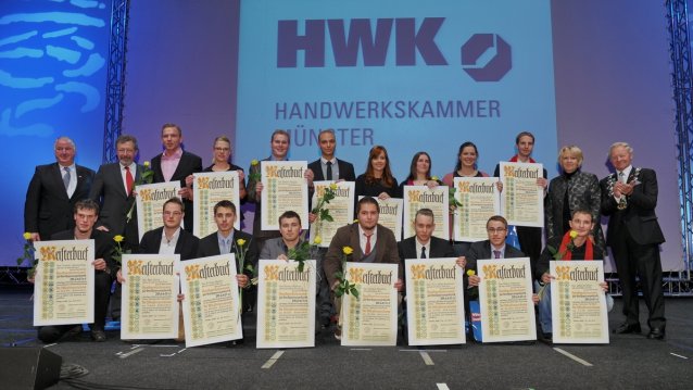 Ministerpräsidentin Hannelore Kraft bei der Meisterfeier der Handwerkskammer Münster, 04.11.2012