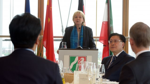 Besuch des Parteisekretärs der chinesischen NRW-Partnerprovinz Sichuan, Wang Dongming