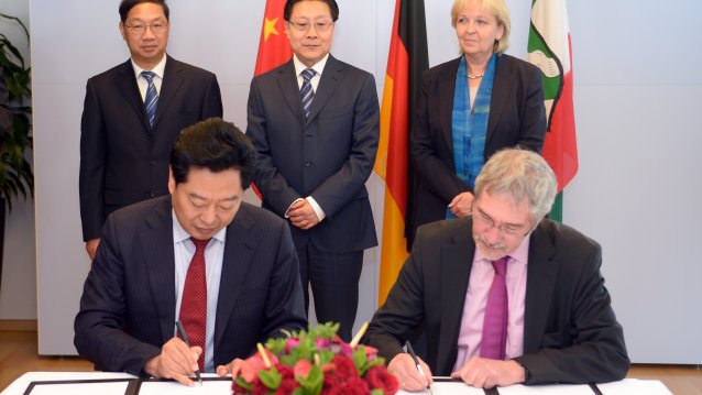 Besuch des Parteisekretärs der chinesischen NRW-Partnerprovinz Sichuan, Wang Dongming