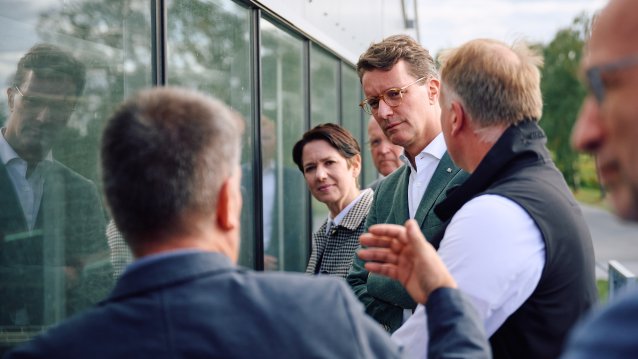 Besuch des „Stalls der Zukunft“ in Bad Sassendorf
