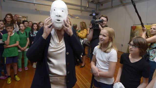 Kulturrucksack NRW: Besuch im Kulturzentrum Fabrik Heeder in Krefeld, 26.06.2014