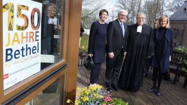 Besuch von Bundespräsident Dr. Frank-Walter Steinmeier beim Jubiläums-Gottesdienst der von Bodelschwingschen Stiftungen Bethel