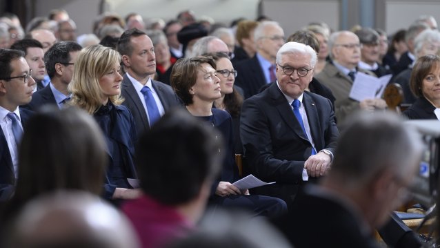 Besuch von Bundespräsident Dr. Frank-Walter Steinmeier beim Jubiläums-Gottesdienst der von Bodelschwingschen Stiftungen Bethel