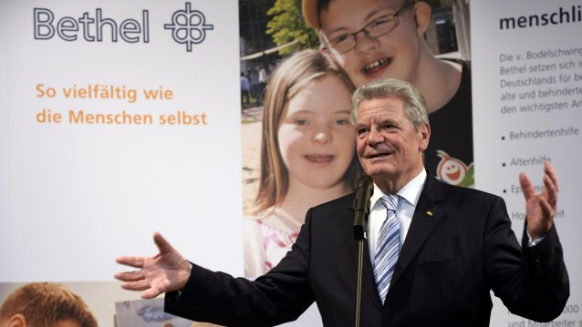 Besuch des Bundespräsidenten Joachim Gauck in Bielefeld, 18.02.2014