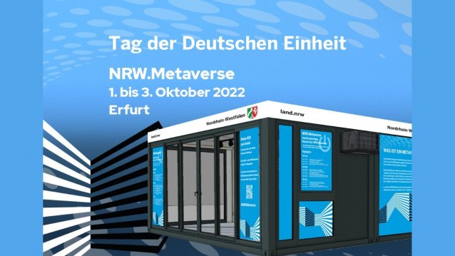Tag der Deutschen Einheit - Metaverse - 1. bis 3. Oktober 2022, Erfurt