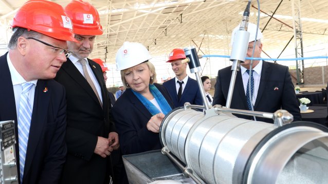 Einweihung des Neubaus der Dorstener Drahtwerke