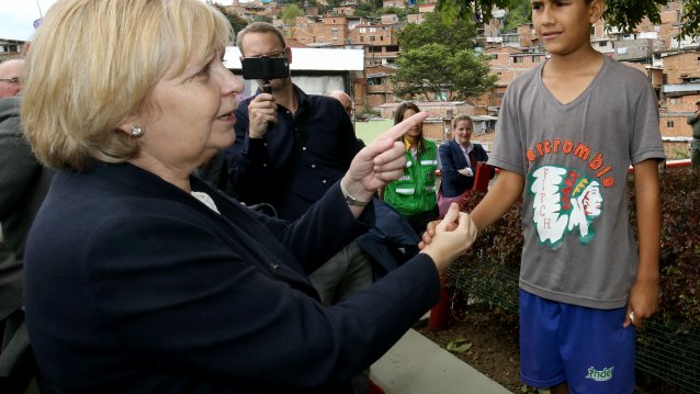 Ministerpräsidentin Hannelore Kraft zu Besuch in Medellín, Kolumbien