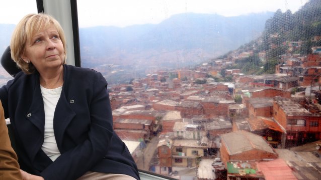 Besuch von Ministerpräsidentin Hannelore Kraft in Medellín, Kolumbien