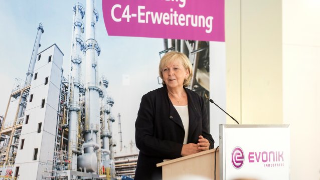 Grußwort von Ministerpräsidentin Hannelore Kraft bei der Einweihung der Erweiterung einer C4-Anlage in Chemiepark Marl