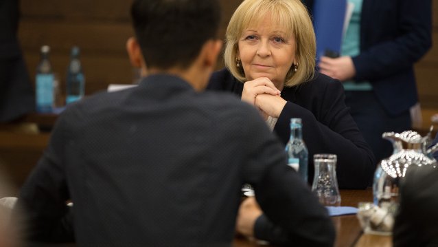 Ministerpräsidentin Hannelore Kraft informiert sich in Euskirchen über das Thema "unbegleitete minderjährige Flüchtlinge"