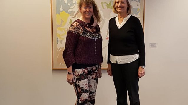 Staatsekretärin Milz mit Suzanne Szech-Koundouros, der Stellvertreterin des ständigen Vertreters in der EU