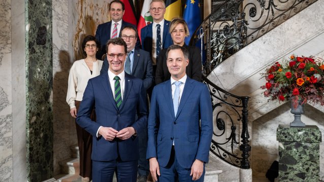 Regierungskonsultationen zwischen der belgischen und der nordrhein-westfälischen Regierung in Brüssel