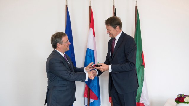 Ministerpräsident Laschet empfängt neuen niederländischen Botschafter