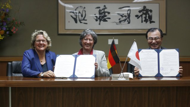 Wissenschaftsministerin Svenja Schulze in Japan