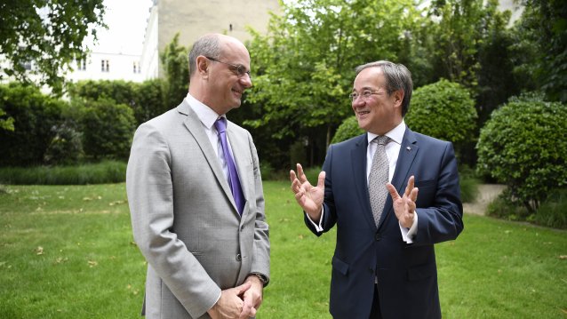 Der Kulturbevollmächtigte Ministerpräsident Armin Laschet besucht Frankreich