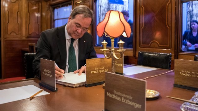 Der Kulturbevollmächtigte Ministerpräsident Armin Laschet besucht Frankreich