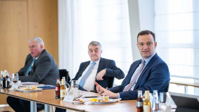 Gemeinsame Kabinettsitzung mit Bundesgesundheitsminister Jens Spahn