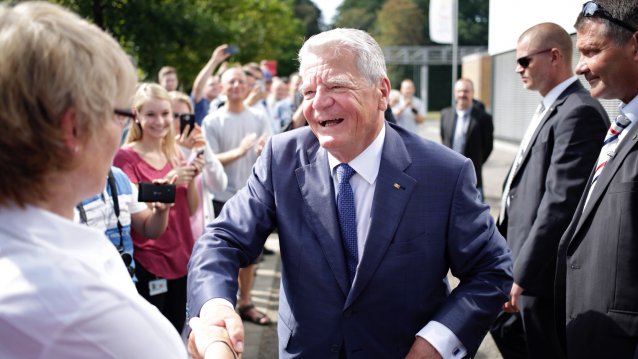 Bundespräsident Joachim Gauck besucht Nordrhein-Westfalen