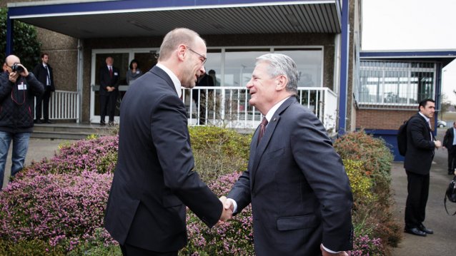 Besuch von Bundespräsident Joachim Gauck anlässlich des Thementages „Integration und Fachkräftegewinnung im Handwerk“