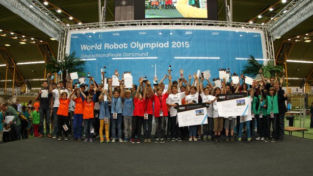 Siegerteams der World Robot Olympiad 2015