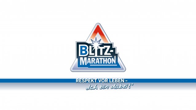 Bild Logo Blitzmarathon mit Claim