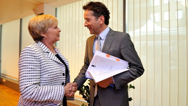 Ministerpräsidentin Kraft trifft EU-Spitzenpolitiker Jeroen Dijsselbloem, 09.07.2013