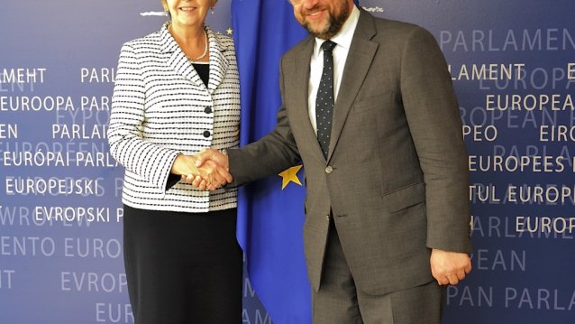 Ministerpräsidentin Kraft trifft den Präsidenten des Europäischen Parlaments Martin Schulz, 09.07.2013