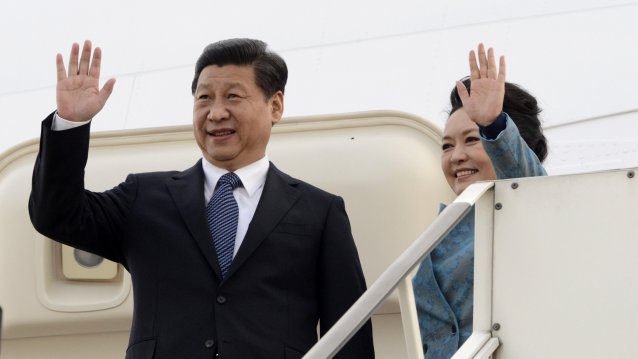 Abreise des chinesischen Staatspräsidenten Xi Jinping, 30. März 2014