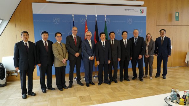 Besuch des Parteisekretärs der chinesischen Partnerprovinz Shanxi, Luo Huining