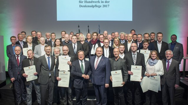 Verleihung des Bundespreises für Handwerk in der Denkmalpflege 2017