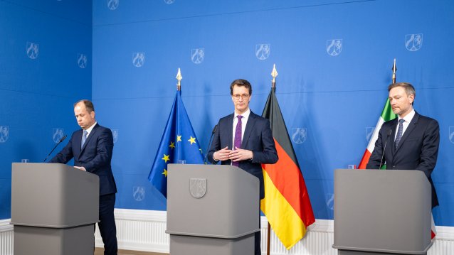 Landeskabinett und Bundesminister der Finanzen Christian Lindner stärken Zusammenarbeit von Bund und Nordrhein-Westfalen