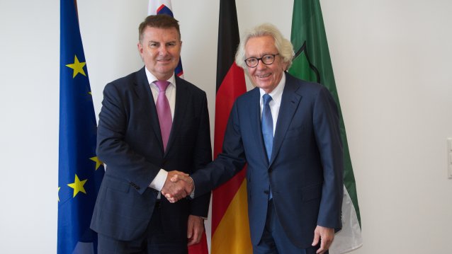 Slowenischer Botschafter zum Antrittsbesuch in der Staatskanzlei des Landes Nordrhein-Westfalen