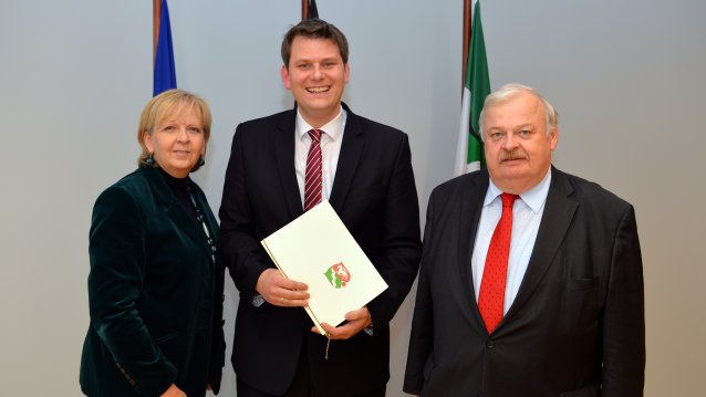 Landeskabinett ernennt drei neue Staatssekretäre, 17.12.2013