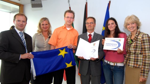 Auszeichnung „Europaschule in Nordrhein-Westfalen“, Robert-Schumann-Berufskolleg, Essen
