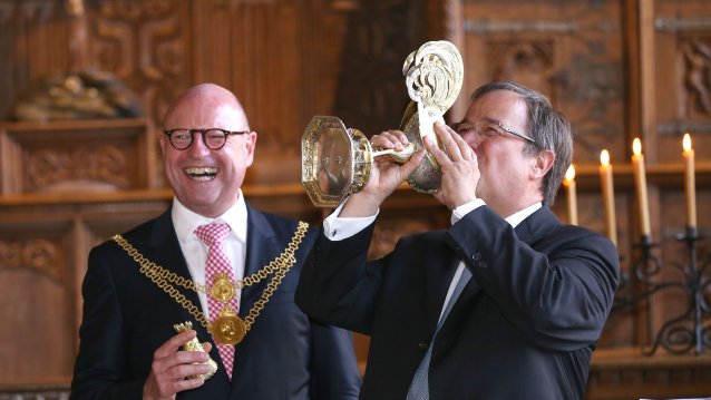 Erste Kabinettssitzung der neuen Landesregierung in Münster