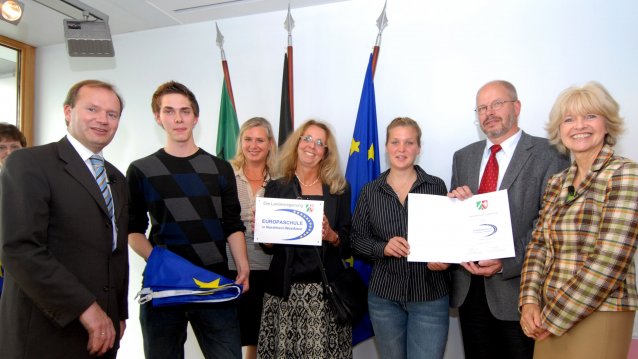 Auszeichnung „Europaschule in Nordrhein-Westfalen“, Gustav-Heinemann-Gesamtschule, Mülheim